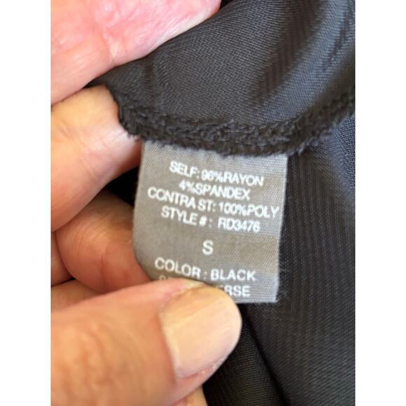 Ryu black dress, small, avant garde, gothic, bohemian grunge, statement - Picture 8 of 8